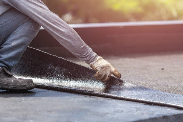 Professional Crawl Space Encapsulation technician working in Monroeville, OH